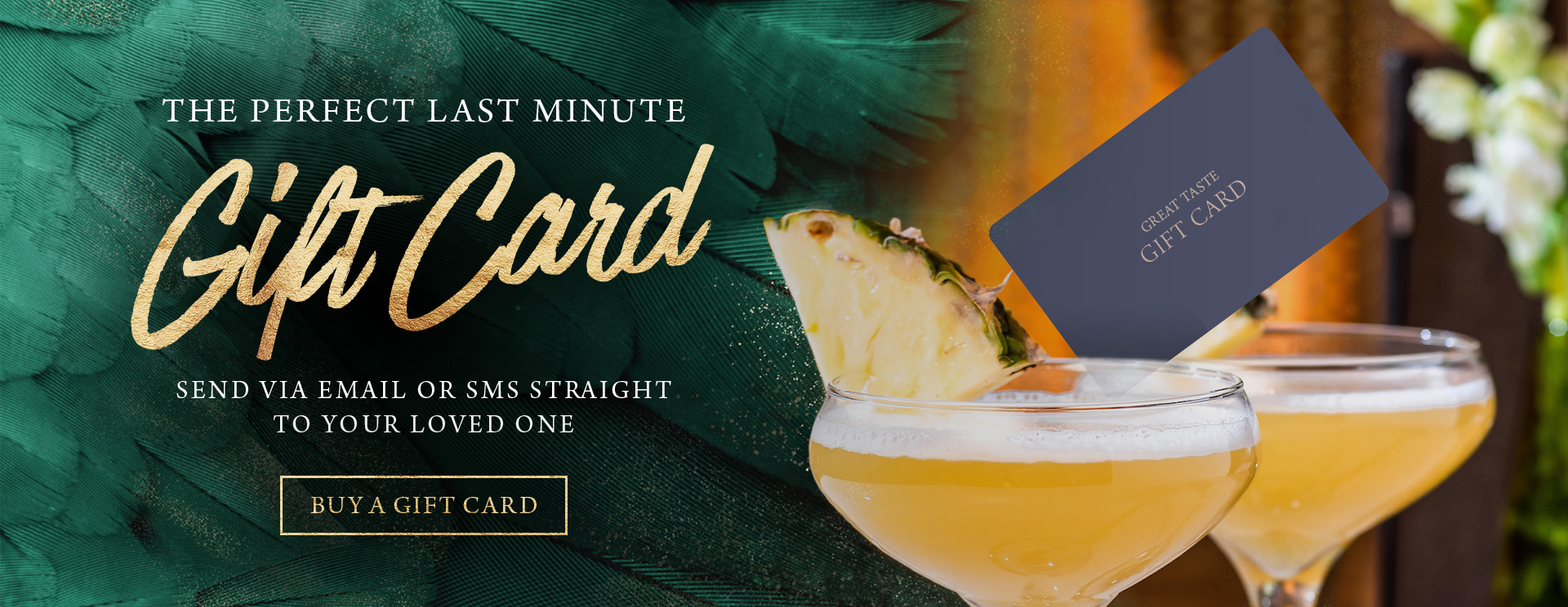 Give the gift of a gift card at The Green Man