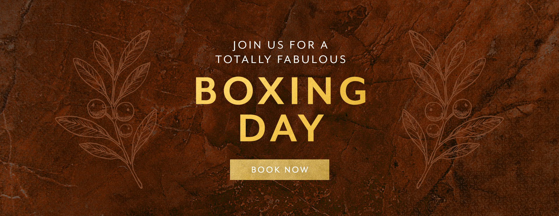 Boxing Day menu at The Green Man