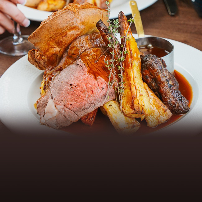 Sunday menu at The Green Man