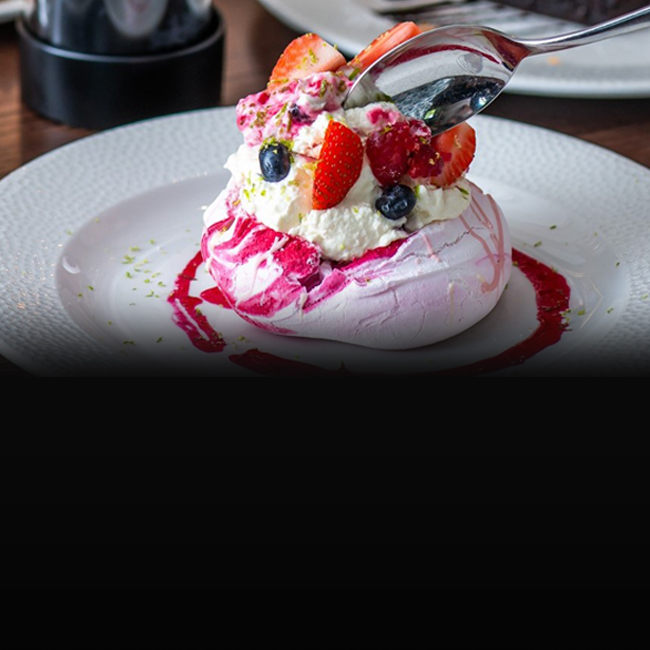 Dessert menu at The Green Man