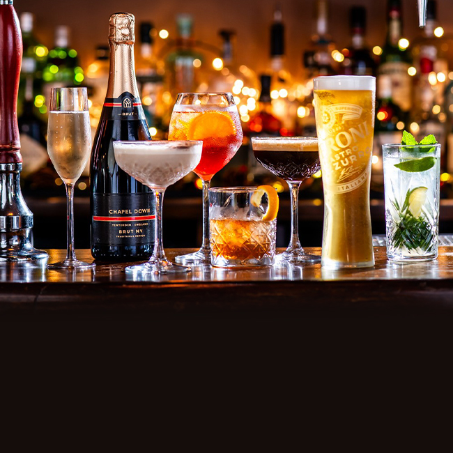 Wine & Drinks menu at The Green Man